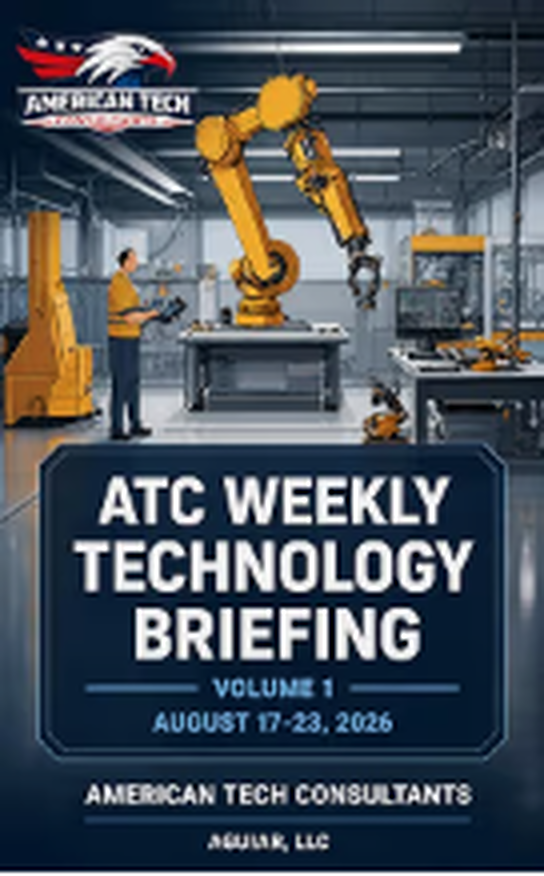 ATC Weekly Technology Briefing, Volume 1, August 17–23, 2026 book cover